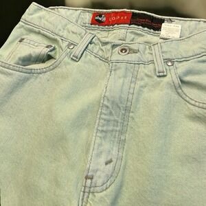 Levi's Silvertab Loose Fit Jeans 5501 W30 L32 Mint Green 90s Y2K Baggy Denim VTG